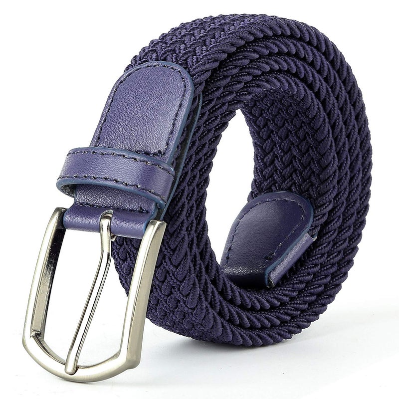 Radmire Braided Canvas Woven Elastic Stretch Belts for Men/Women/Junior with Multicolored - Image 1